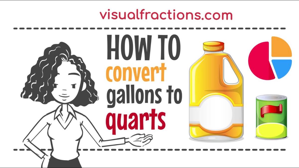 Converting Gallons (gal) to Quarts (qt) A StepbyStep Tutorial gallons quarts conversion